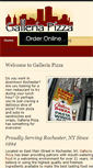 Mobile Screenshot of galleriapizza.com